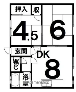 十条ハイツ【1階】の間取り